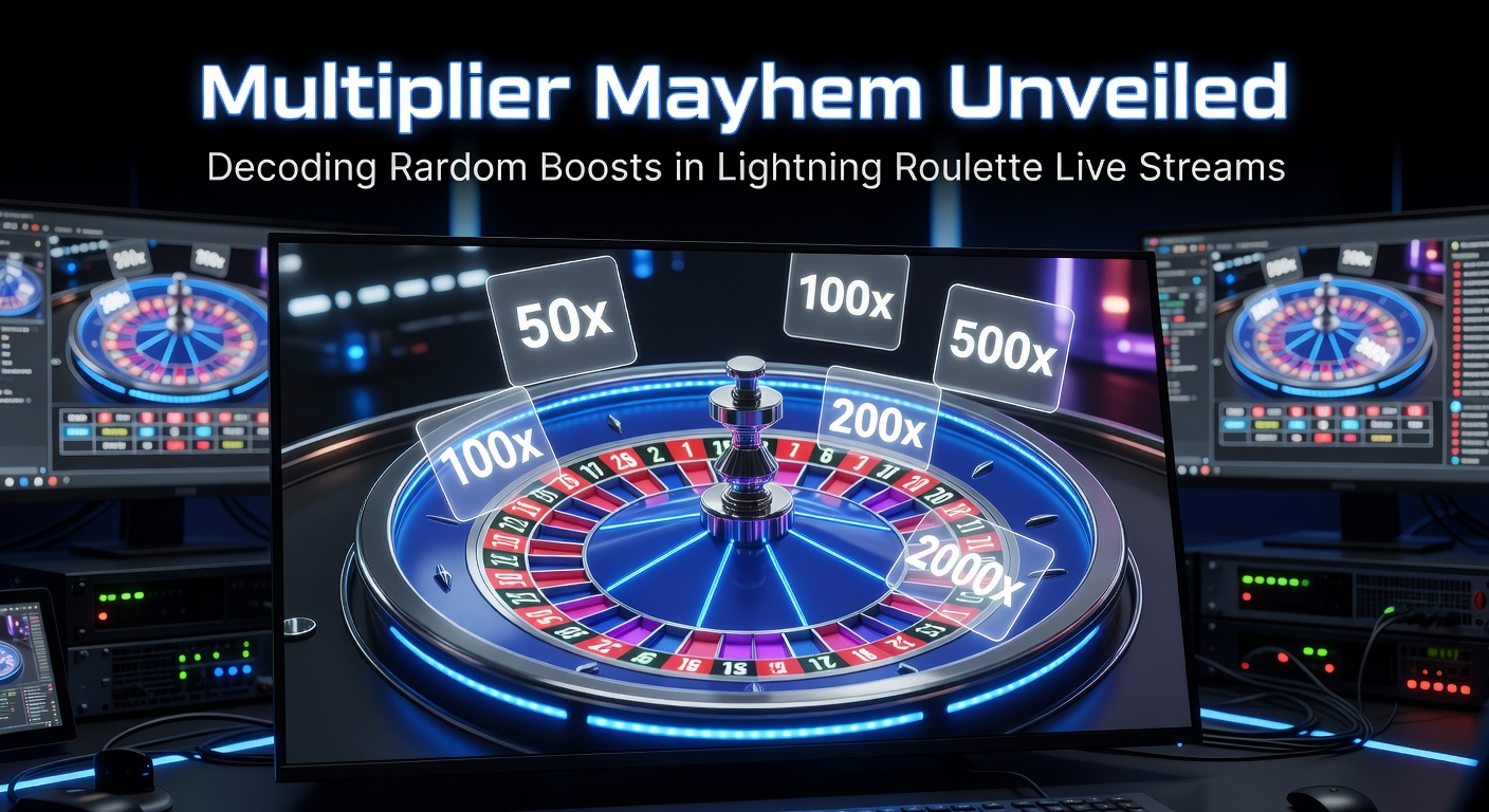 Dramatisches Lightning Roulette Rad mit leuchtenden Multipliern während eines Live-Streams, das die zufälligen Boosts in Aktion zeigt